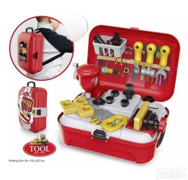 Dečije radionice i alati: Alat u koferu – ranac sa 25 delova Ovaj 2 u 1 dečiji set alata na lalafo.rs — 3 Dečije radionice i alati: Alat u koferu – ranac sa 25 delova Ovaj 2 u 1 dečiji set alata — 3