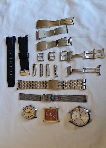 Set za satove – razni delovi i pribor - Kućišta satova: 3 kom na lalafo.rs — 1 Set za satove – razni delovi i pribor - Kućišta satova: 3 kom — 1