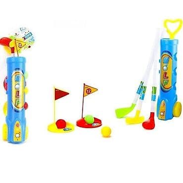 Dečiji set za mini golf – komplet za igru na otvorenom i u kući na lalafo.rs Dečiji set za mini golf – komplet za igru na otvorenom i u kući