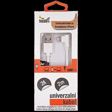 Univerzalni kabel za punjenje i prenos podataka za Smartphone i iPhone na lalafo.rs Univerzalni kabel za punjenje i prenos podataka za Smartphone i iPhone