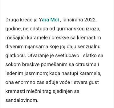 Yare 50 ml
2500 din
U objavi opis svih modela
Dok traju zalihe at lalafo.rs — 1 Yare 50 ml
2500 din
U objavi opis svih modela
Dok traju zalihe — 1