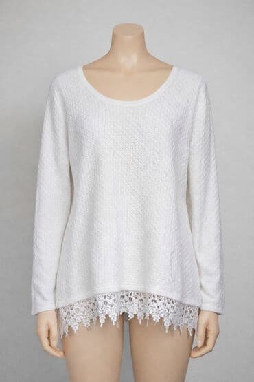 XL, Pamuk, Cvetni, bоја - Bela na lalafo.rs XL, Pamuk, Cvetni, bоја - Bela