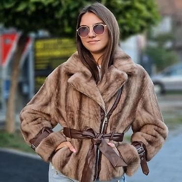 eko koza sa: Ženska kratka bunda/ jakna od veštačkog krzna u toploj bež‑kesten na lalafo.rs — 2 eko koza sa: Ženska kratka bunda/ jakna od veštačkog krzna u toploj bež‑kesten — 2