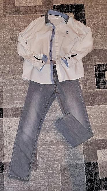 Dečiji komplet – farmerke + 3 košulje dugih rukava - Farmerke na lalafo.rs — 6 Dečiji komplet – farmerke + 3 košulje dugih rukava - Farmerke — 6