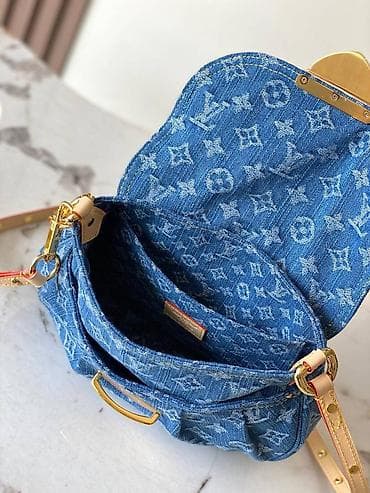 Louis Vuitton denim torbica sa monogramom - Materijal: plavi denim sa na lalafo.rs — 2 Louis Vuitton denim torbica sa monogramom - Materijal: plavi denim sa — 2