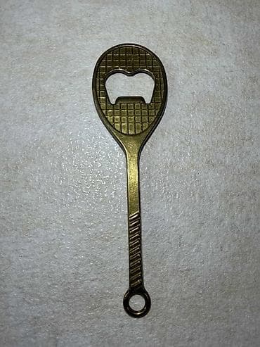 Vintage mesingani reket otvarač za flaše Autentičan mesingani otvarač na lalafo.rs — 3 Vintage mesingani reket otvarač za flaše Autentičan mesingani otvarač — 3