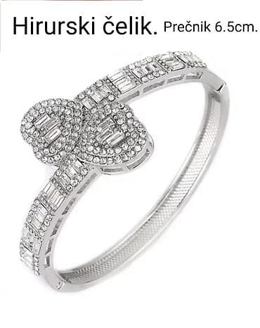 PRELEPE KVALITETNE ELEGANTNE ČVRSTE NARUKVICE SA CIRKONIMA OD na lalafo.rs — 1 PRELEPE KVALITETNE ELEGANTNE ČVRSTE NARUKVICE SA CIRKONIMA OD — 1