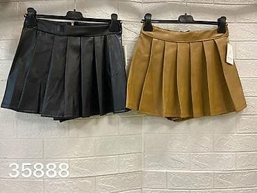 pantalone butiku ali: 🔥Ženske šorts-suknja (skort) od eko kože - Model: plisirana mini na lalafo.rs — 3 pantalone butiku ali: 🔥Ženske šorts-suknja (skort) od eko kože - Model: plisirana mini — 3