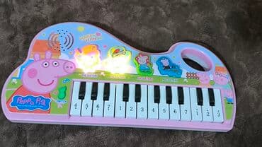 Dečiji muzički klavir – Peppa Pig - Šareni klavir sa motivima Peppa na lalafo.rs Dečiji muzički klavir – Peppa Pig - Šareni klavir sa motivima Peppa