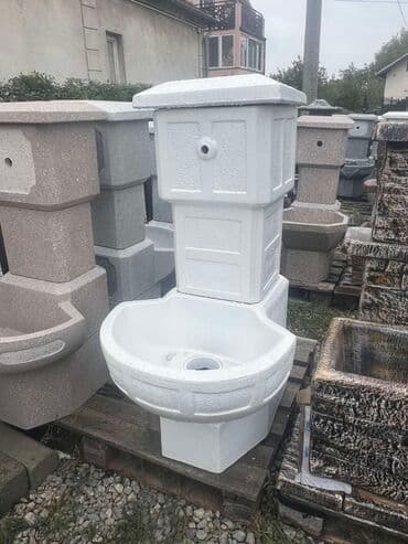 Garden Fountains: Dekorativna baštenska česma od betona/kamena - Slobodnostojeća at lalafo.rs — 1 Garden Fountains: Dekorativna baštenska česma od betona/kamena - Slobodnostojeća — 1