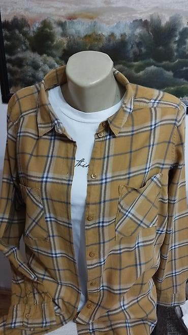 Karirana Divided košulja u oker boji. Topla i meka. Pogledajte i na lalafo.rs — 2 Karirana Divided košulja u oker boji. Topla i meka. Pogledajte i — 2