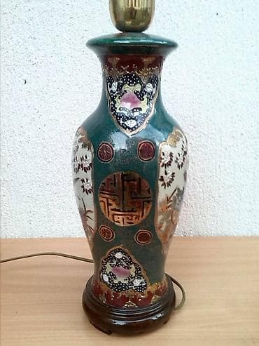 Japanska Lampa Porcelan Velika Japanska stona lampa, od porcelana na lalafo.rs — 2 Japanska Lampa Porcelan Velika Japanska stona lampa, od porcelana — 2