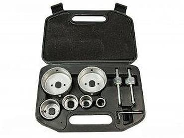 Ureznice: Set krunastih testera za keramičke pločice – 9 delova u koferu - na lalafo.rs — 10 Ureznice: Set krunastih testera za keramičke pločice – 9 delova u koferu - — 10