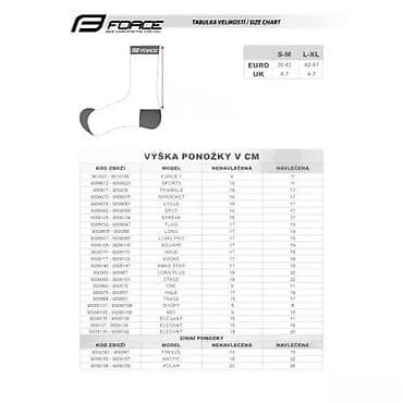 Sportswear: ČARAPE FORCE LONG PRO SLIM, PLAVE S-M/36-41 | više biciklističke at lalafo.rs — 1 Sportswear: ČARAPE FORCE LONG PRO SLIM, PLAVE S-M/36-41 | više biciklističke — 1