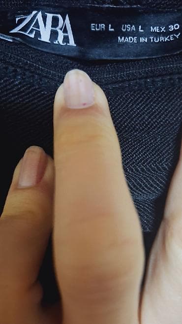 Pantalone helanke ZARA crne deblje, stru sirok lastis, visok % na lalafo.rs — 4 Pantalone helanke ZARA crne deblje, stru sirok lastis, visok % — 4