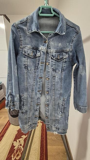 Duga teksas jakna – CLASSX Jeans, veličina S - Klasični plavi denim na lalafo.rs — 1 Duga teksas jakna – CLASSX Jeans, veličina S - Klasični plavi denim — 1