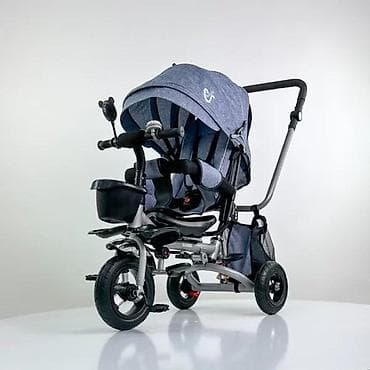 Baby Push Walkers: Dečiji tricikl 4u1 sa ručkom za guranje i tendom - Multifunkcionalni at lalafo.rs — 1 Baby Push Walkers: Dečiji tricikl 4u1 sa ručkom za guranje i tendom - Multifunkcionalni — 1