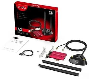 dve suknje po: Cudy AX5400 Wi‑Fi 6E + Bluetooth 5.2 PCIe adapter za desktop računare at lalafo.rs — 1 dve suknje po: Cudy AX5400 Wi‑Fi 6E + Bluetooth 5.2 PCIe adapter za desktop računare — 1