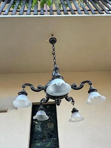 Stilske lampe: Stari luster salonac - SEČESIJA - MOGUĆ PREVOZ U odličnom stanju 💎 na lalafo.rs — 6 Stilske lampe: Stari luster salonac - SEČESIJA - MOGUĆ PREVOZ U odličnom stanju 💎 — 6