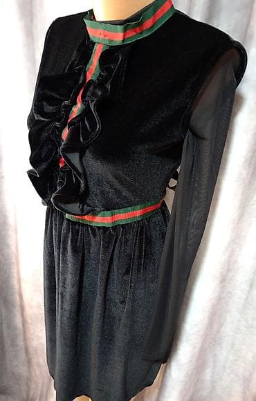 Women's Clothing: Haljina Gucci model, mekani pliš, lepo pada, model koji se može at lalafo.rs — 2 Women's Clothing: Haljina Gucci model, mekani pliš, lepo pada, model koji se može — 2