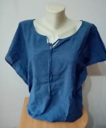 Women's Clothing: Lagana teget bluzica prijatna za nošenje at lalafo.rs — 3 Women's Clothing: Lagana teget bluzica prijatna za nošenje — 3