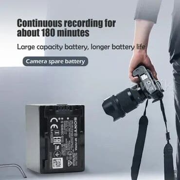 Ostala foto i video oprema: Sony Baterija NP-FV70A za kamere AX700, AX45, AX100E 🔋 na lalafo.rs Ostala foto i video oprema: Sony Baterija NP-FV70A za kamere AX700, AX45, AX100E 🔋