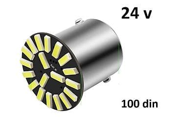 Transport: LED P21 BA15S (1156) – 24 V - Tip grla: BA15S (jednokontaktno, bočni at lalafo.rs — 1 Transport: LED P21 BA15S (1156) – 24 V - Tip grla: BA15S (jednokontaktno, bočni — 1