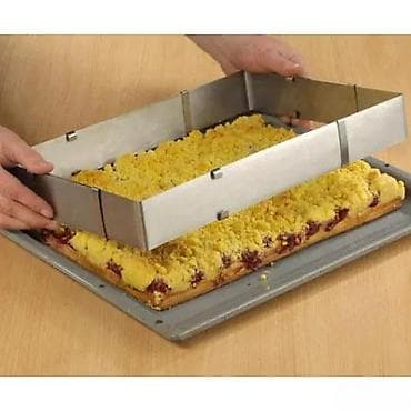 Home & Garden: Podesivi pravougaoni kalup za torte i kolače NOVO. Opis proizvoda at lalafo.rs — 4 Home & Garden: Podesivi pravougaoni kalup za torte i kolače NOVO. Opis proizvoda — 4