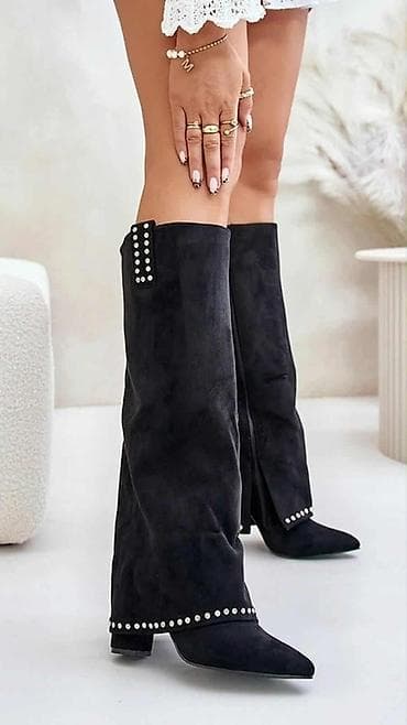 High boots, color - Black at lalafo.rs — 4 High boots, color - Black — 4