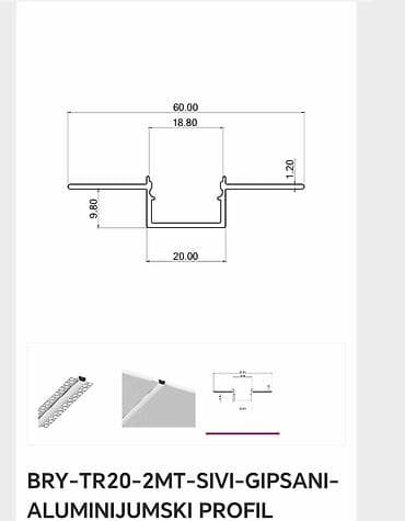 1850din 2m
Ovu su lajsne za led trake na lalafo.rs — 1 1850din 2m
Ovu su lajsne za led trake — 1