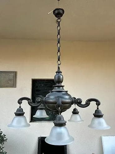 Stilske lampe: Stari luster salonac - SEČESIJA - MOGUĆ PREVOZ U odličnom stanju 💎 na lalafo.rs — 2 Stilske lampe: Stari luster salonac - SEČESIJA - MOGUĆ PREVOZ U odličnom stanju 💎 — 2