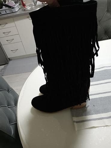 High boots, 37, color - Black at lalafo.rs — 1 High boots, 37, color - Black — 1