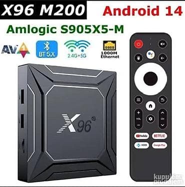 Android boks X96 M200- S905X5M- 4GB-BT 5x- Android 14 Garancija na at lalafo.rs — 7 Android boks X96 M200- S905X5M- 4GB-BT 5x- Android 14 Garancija na — 7