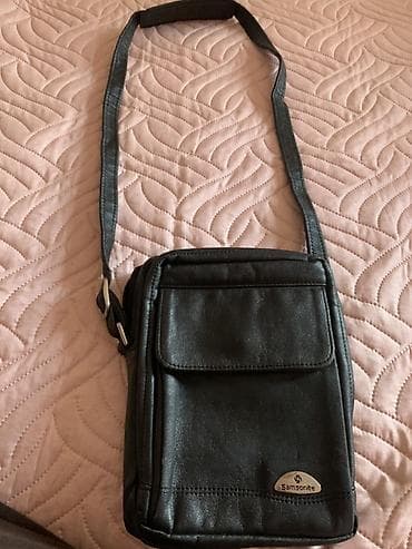 Samsonite muška/uni crossbody torbica – crna - Materijal: glatka na lalafo.rs — 2 Samsonite muška/uni crossbody torbica – crna - Materijal: glatka — 2