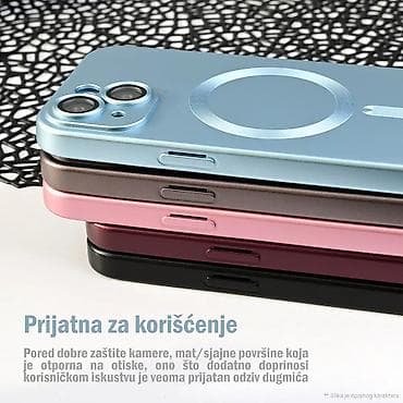 Maska Magsafe Chrome za iPhone 13 Pro 6.1 roze. Uz brzu dostavu i at lalafo.rs — 5 Maska Magsafe Chrome za iPhone 13 Pro 6.1 roze. Uz brzu dostavu i — 5
