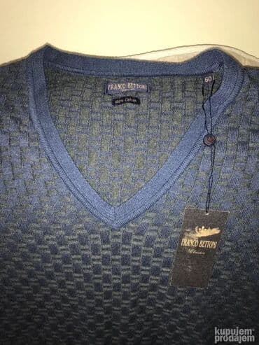 Džemperi: Original Franco Bettoni dzemper XXL NOV 100% cotton Ramena 54cm na lalafo.rs Džemperi: Original Franco Bettoni dzemper XXL NOV 100% cotton Ramena 54cm