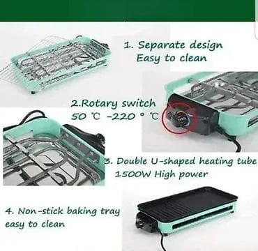 Električni roštilj 🔥 Praktičan i moderan električni roštilj idealan je na lalafo.rs — 3 Električni roštilj 🔥 Praktičan i moderan električni roštilj idealan je — 3