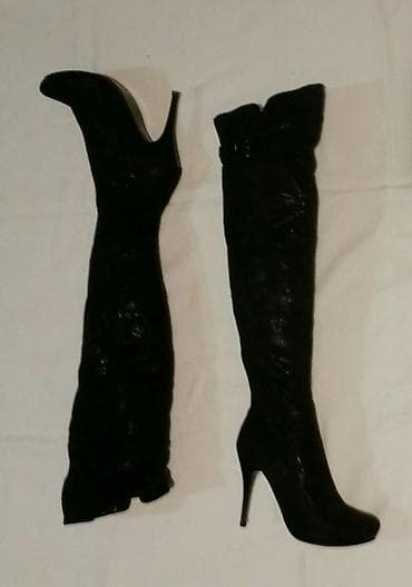 High boots, 38, color - Black at lalafo.rs — 2 High boots, 38, color - Black — 2