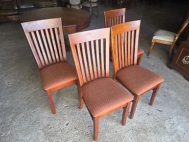 Sets of table and chairs: Drveni trpezarijski set – okrugli/višekutni sto sa 4 stolice - at lalafo.rs — 10 Sets of table and chairs: Drveni trpezarijski set – okrugli/višekutni sto sa 4 stolice - — 10