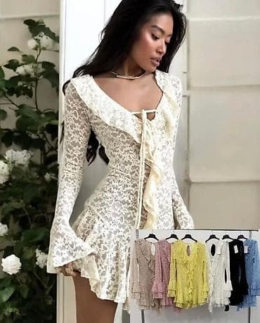 Zavodljiva čipkana haljina koja prati liniju tela i naglašava na lalafo.rs — 3 Zavodljiva čipkana haljina koja prati liniju tela i naglašava — 3