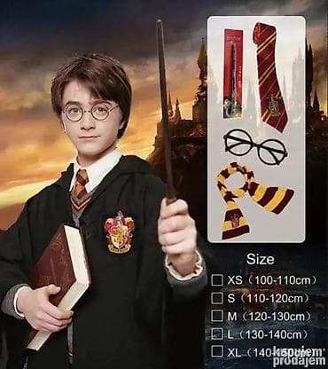 Hari Poter kostim sa naočarama i štapićem – Više veličina Kostimi na lalafo.rs — 2 Hari Poter kostim sa naočarama i štapićem – Više veličina Kostimi — 2