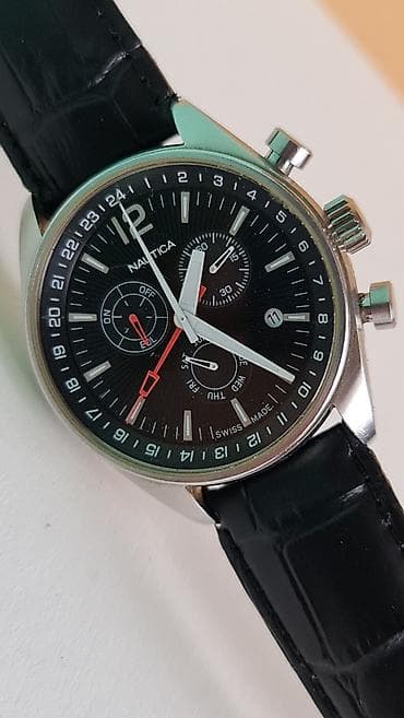 Nautica muški analogni sat – Swiss Made - Kućište: nerđajući čelik na lalafo.rs — 1 Nautica muški analogni sat – Swiss Made - Kućište: nerđajući čelik — 1