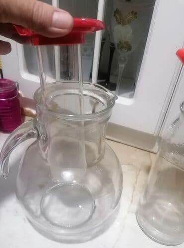 Ironing Boards: Kuhinjski set – stakleni bokal, staklena flaša sa poklopcem i ručni at lalafo.rs — 5 Ironing Boards: Kuhinjski set – stakleni bokal, staklena flaša sa poklopcem i ručni — 5