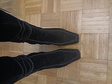 Cizme od koze prevrnute rucni rad kupljene u veneziji jednom obuvene na lalafo.rs — 1 Cizme od koze prevrnute rucni rad kupljene u veneziji jednom obuvene — 1