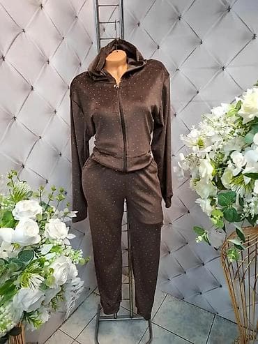 Ženski komplet trenerke sa kapuljačom – dva dela - Materijal: mekani na lalafo.rs — 2 Ženski komplet trenerke sa kapuljačom – dva dela - Materijal: mekani — 2