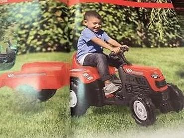 prsluk jaknica mango u: Dečiji traktor na pedale sa prikolicom – crveni - Realističan dizajn at lalafo.rs — 5 prsluk jaknica mango u: Dečiji traktor na pedale sa prikolicom – crveni - Realističan dizajn — 5