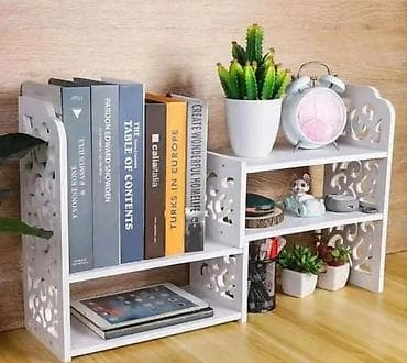 Podesiva bela polica za sto – dekorativna i funkcionalna - na lalafo.rs — 4 Podesiva bela polica za sto – dekorativna i funkcionalna - — 4