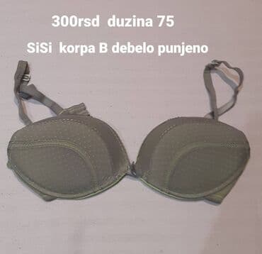 Brushalteri, Bralete: SiSi grudnjak – model sa debelim punjenjem - Veličina: obim 75, korpa na lalafo.rs Brushalteri, Bralete: SiSi grudnjak – model sa debelim punjenjem - Veličina: obim 75, korpa