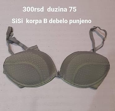 sako laneni: SiSi grudnjak – model sa debelim punjenjem - Veličina: obim 75, korpa na lalafo.rs — 1 sako laneni: SiSi grudnjak – model sa debelim punjenjem - Veličina: obim 75, korpa — 1