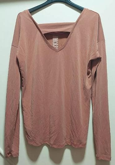 Ženska majica dugih rukava u boji prljavoroze. Tanji, meki i na lalafo.rs — 2 Ženska majica dugih rukava u boji prljavoroze. Tanji, meki i — 2
